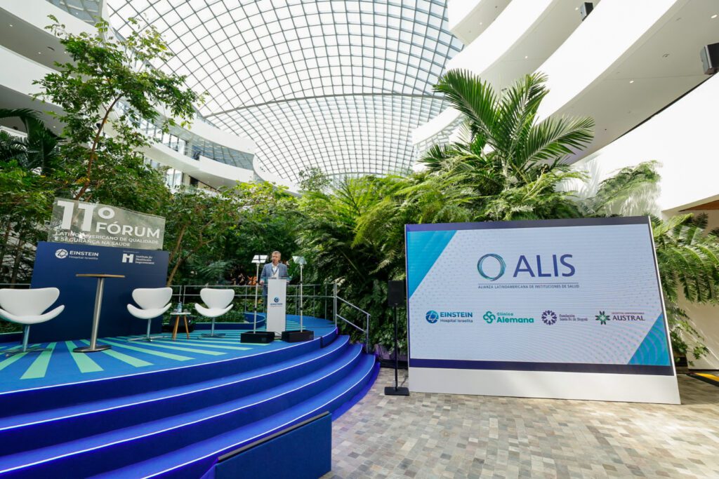 Sidney Klajner, presidente de Einstein Hospital Israelita, durante el acto de lanzamiento de ALIS